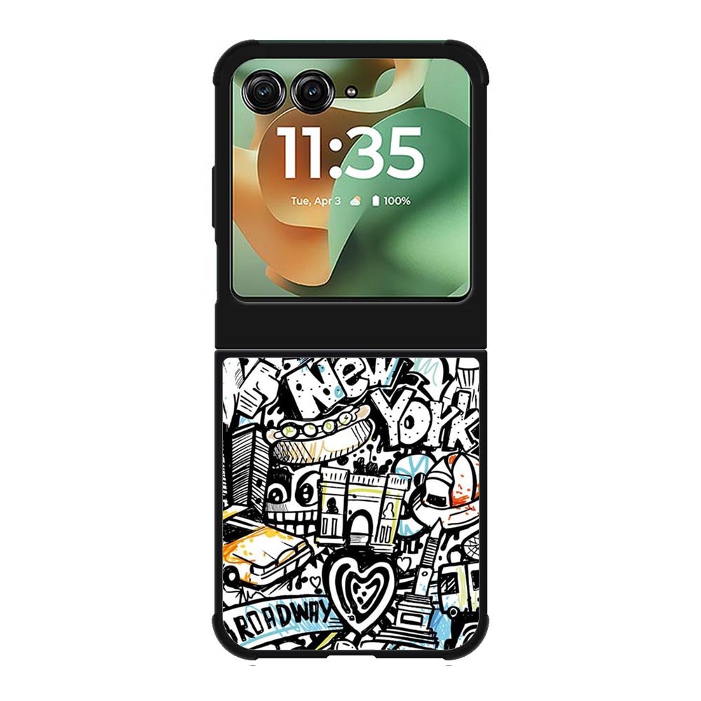 New York City Art Motorola Moto RAZR 2025 Case OV1875