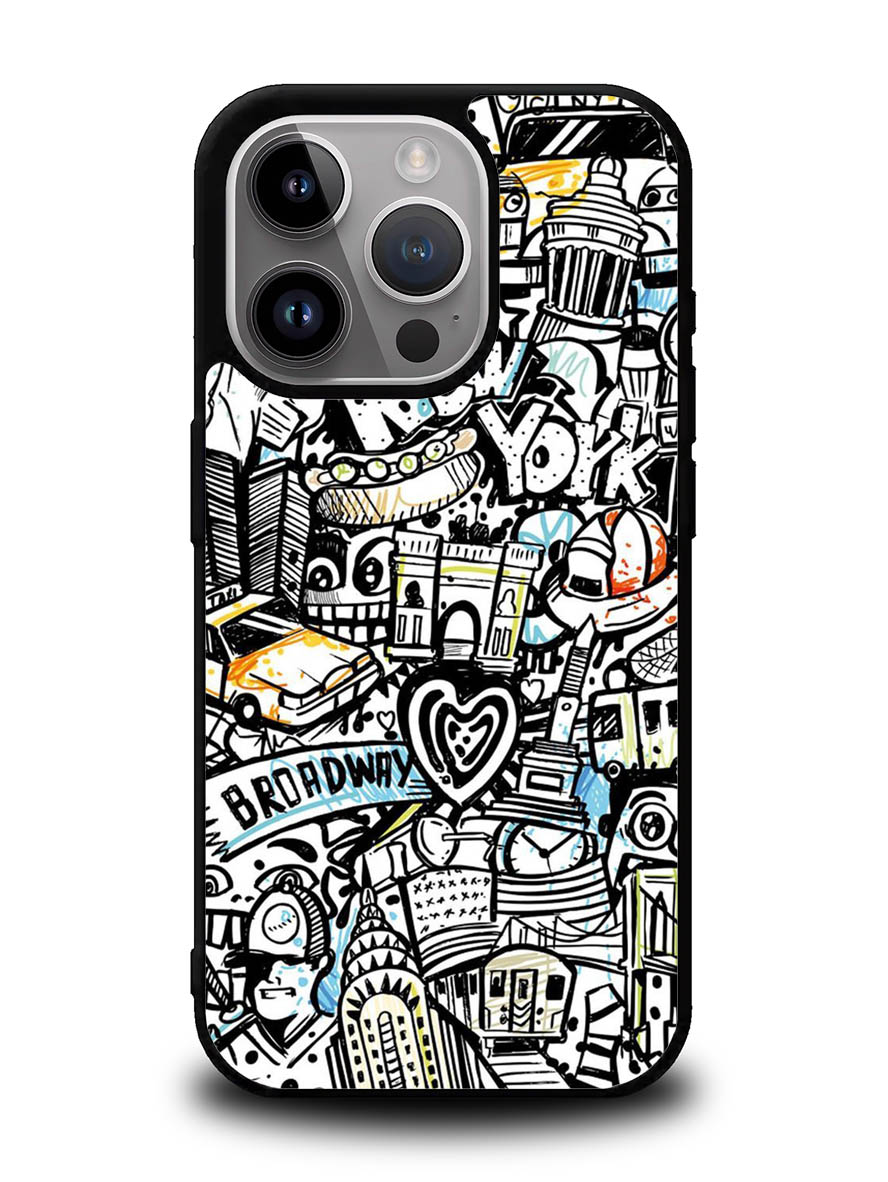 New York City Art iPhone 16 Pro Case OV1875