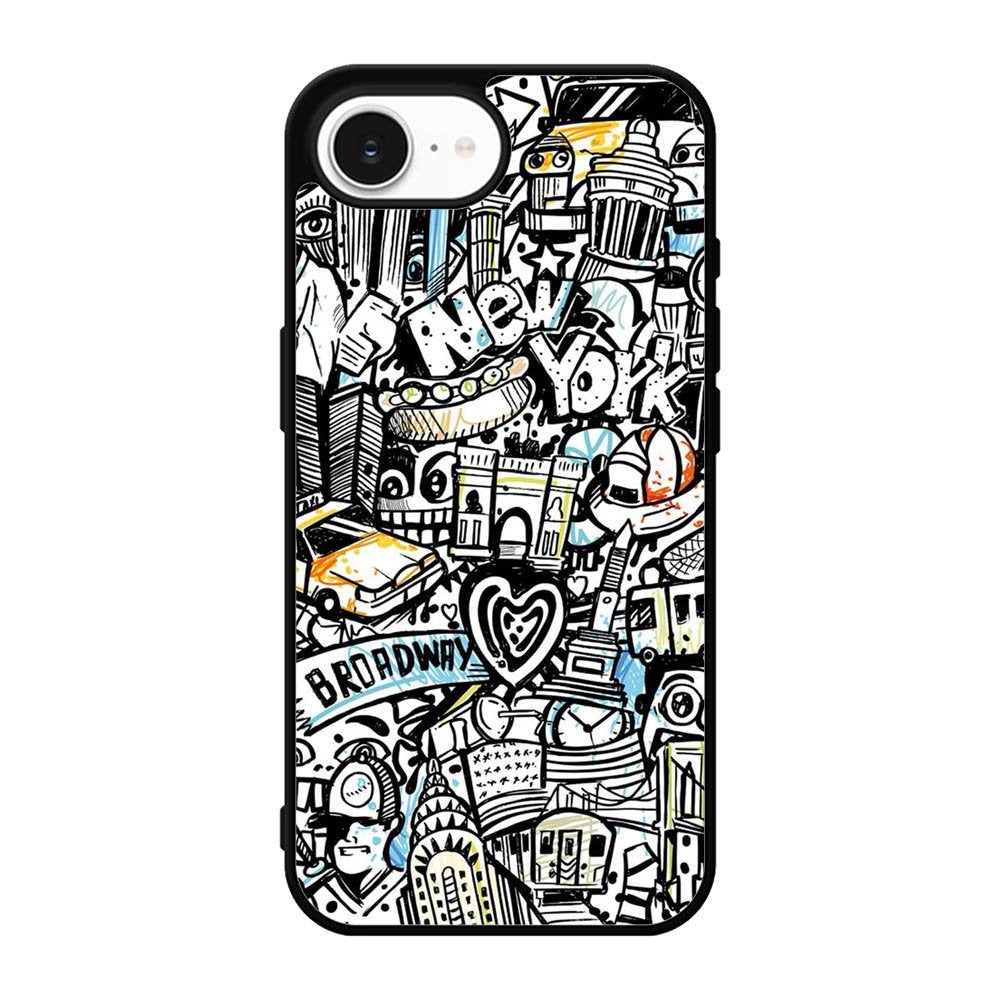 New York City Art iPhone 17e Case QC1875