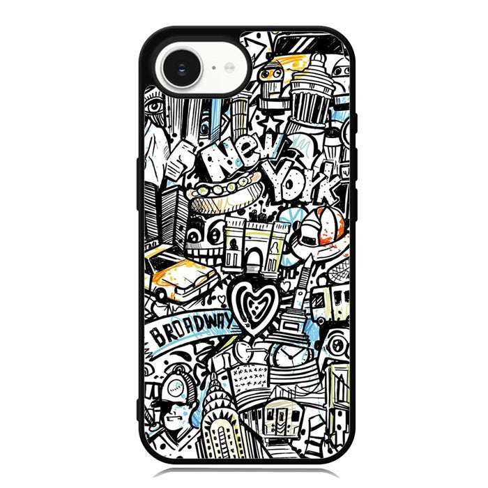 New York City Art iPhone 16e Case OV1875