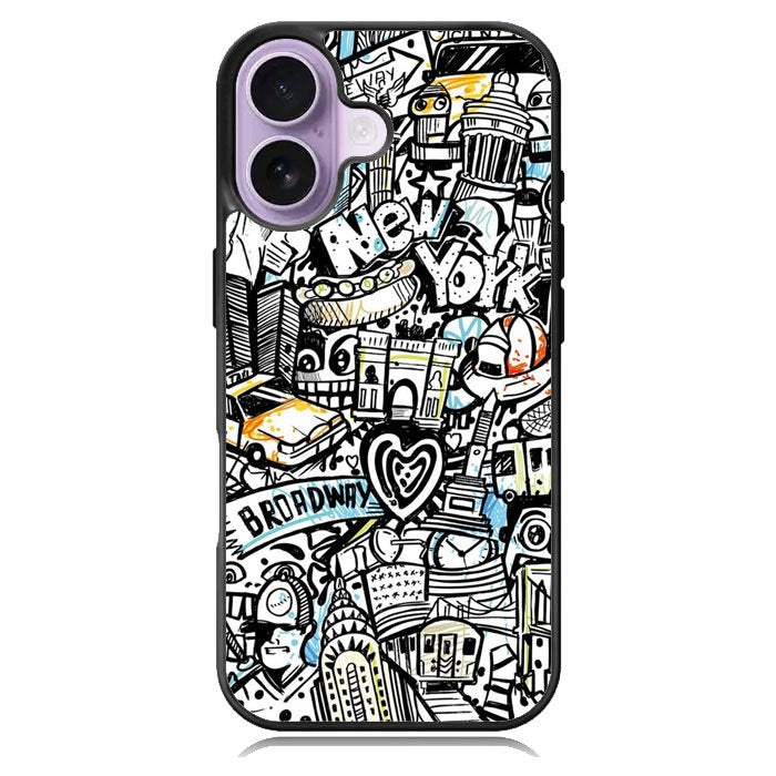 New York City Art iPhone 17 Case OV1875