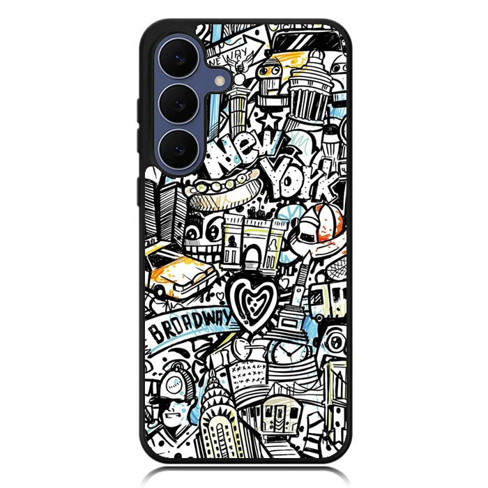 New York City Art Samsung Galaxy S25 FE Case OV1875