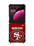 San Francisco 49Ers 2nd Motorola Moto Razr Plus 2023 , Moto Razr+ 2023 Case