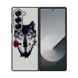 Wolf Rose Samsung Galaxy Z Fold 7 5G Case QC1878