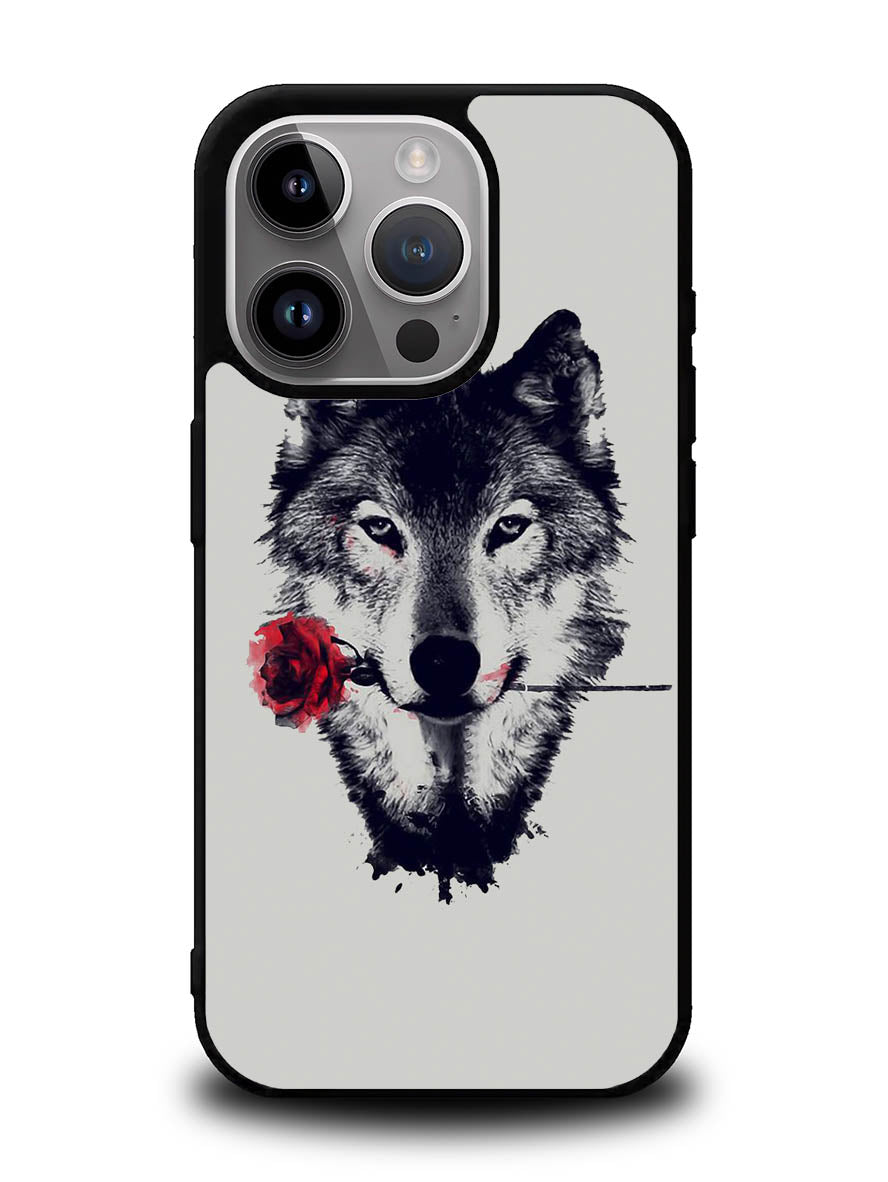 Wolf Rose iPhone 16 Pro Max Case QC1878