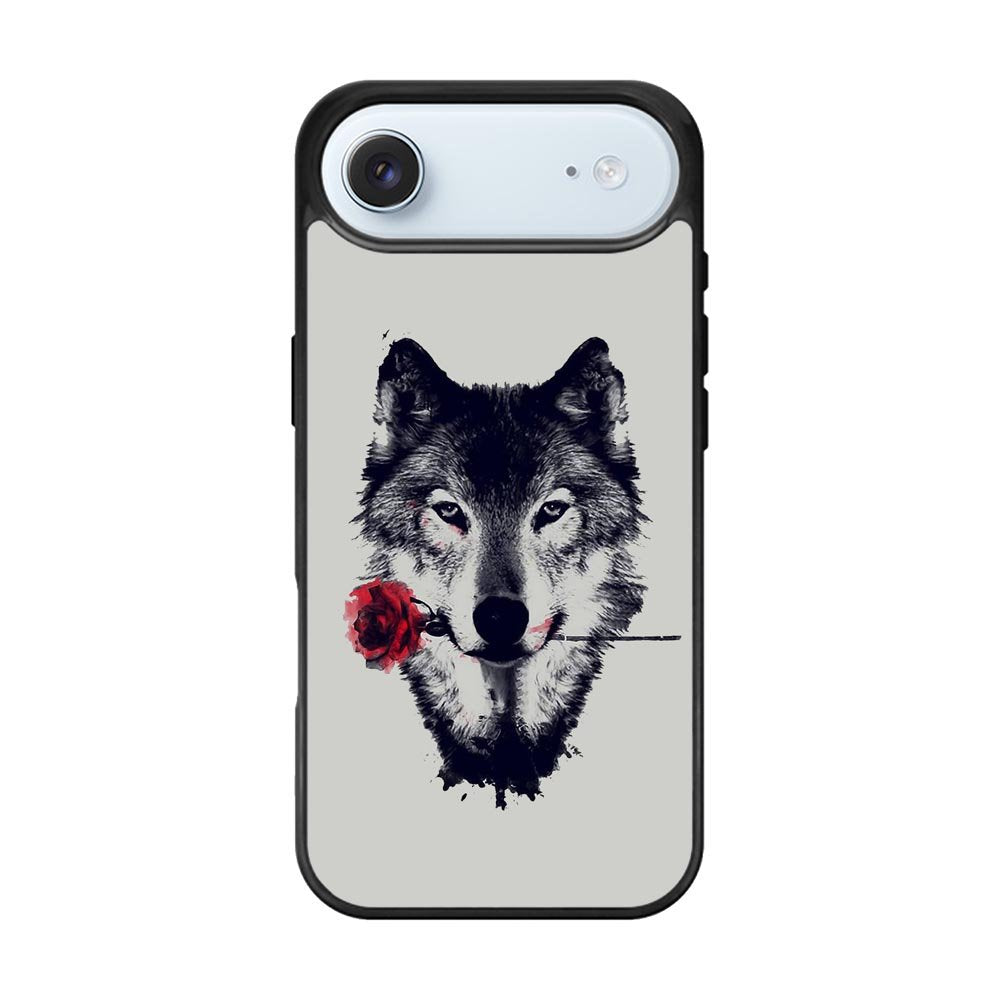 Wolf Rose iPhone Air Case QC1878