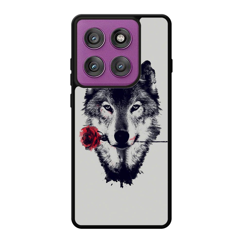 Wolf Rose Motorola Moto Edge 60 Pro Case QC1878