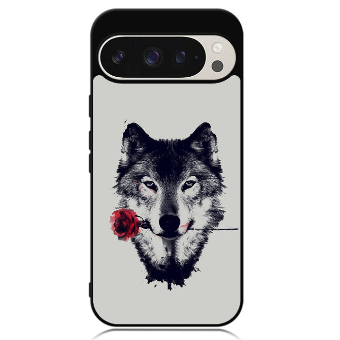 Wolf Rose Google Pixel 9 Pro XL Case OV1878