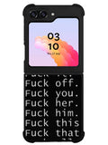 Fuck You and Fuck All Samsung Galaxy Z Flip 5 5G 2023 Case OV4904