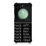 Fuck You and Fuck All Samsung Galaxy Z Flip 6 5G 2024 Case OV4904