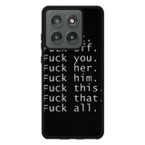 Fuck You and Fuck All Motorola Moto Edge 2025 Case OV4904