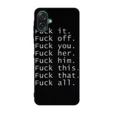 Fuck You and Fuck All Samsung Galaxy A07 Case OV4904