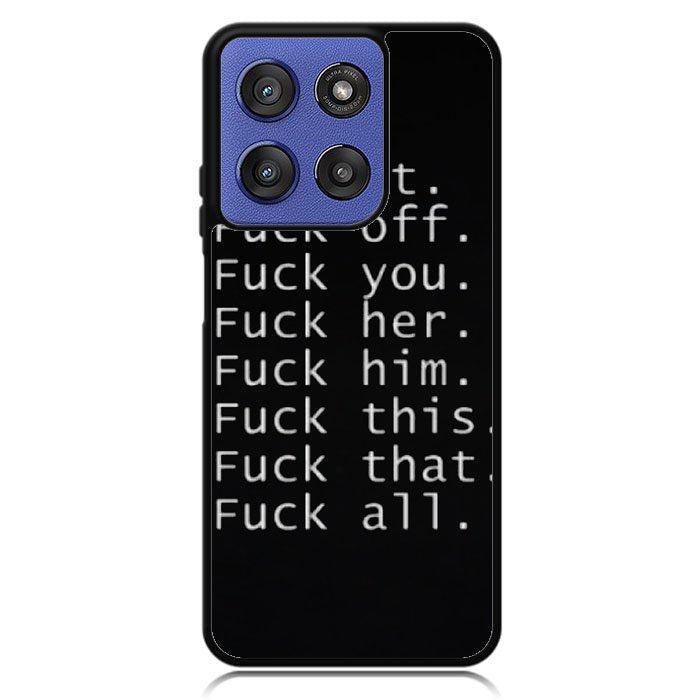 Fuck You and Fuck All Motorola Moto G Stylus 5G 2025 Case OV4904
