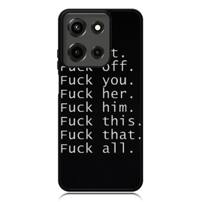 Fuck You and Fuck All Motorola Moto G 5G 2025 Case OV4904