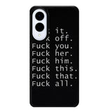Fuck You and Fuck All Samsung Galaxy S25 Edge 5G Case OV4904