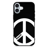 Peace Logo iPhone 16 Plus Case QC2929