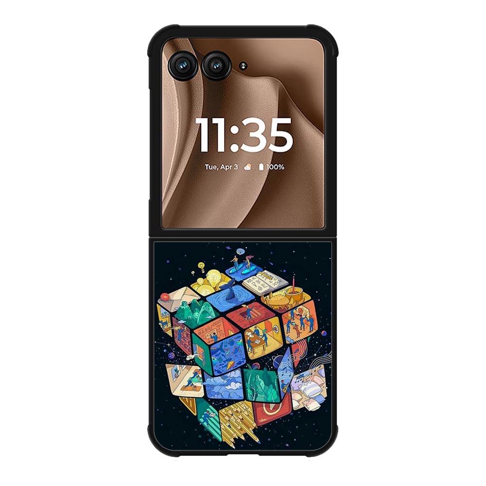 Rubbic Motorola Moto RAZR Plus 2025 Case OV1880