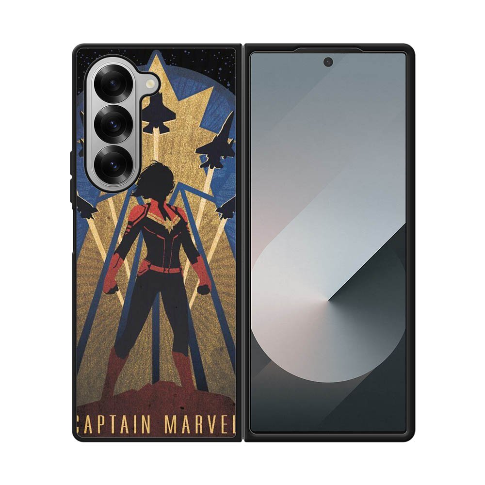 Captain Marvel Comic Samsung Galaxy Z Fold 7 5G Case QC4372