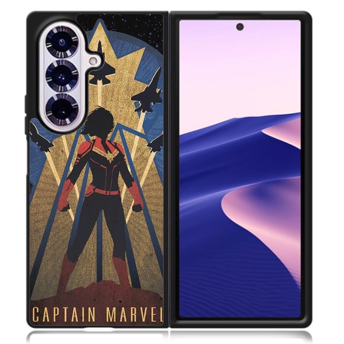 Captain Marvel Comic Samsung Galaxy Z Fold 7 Case OV4372