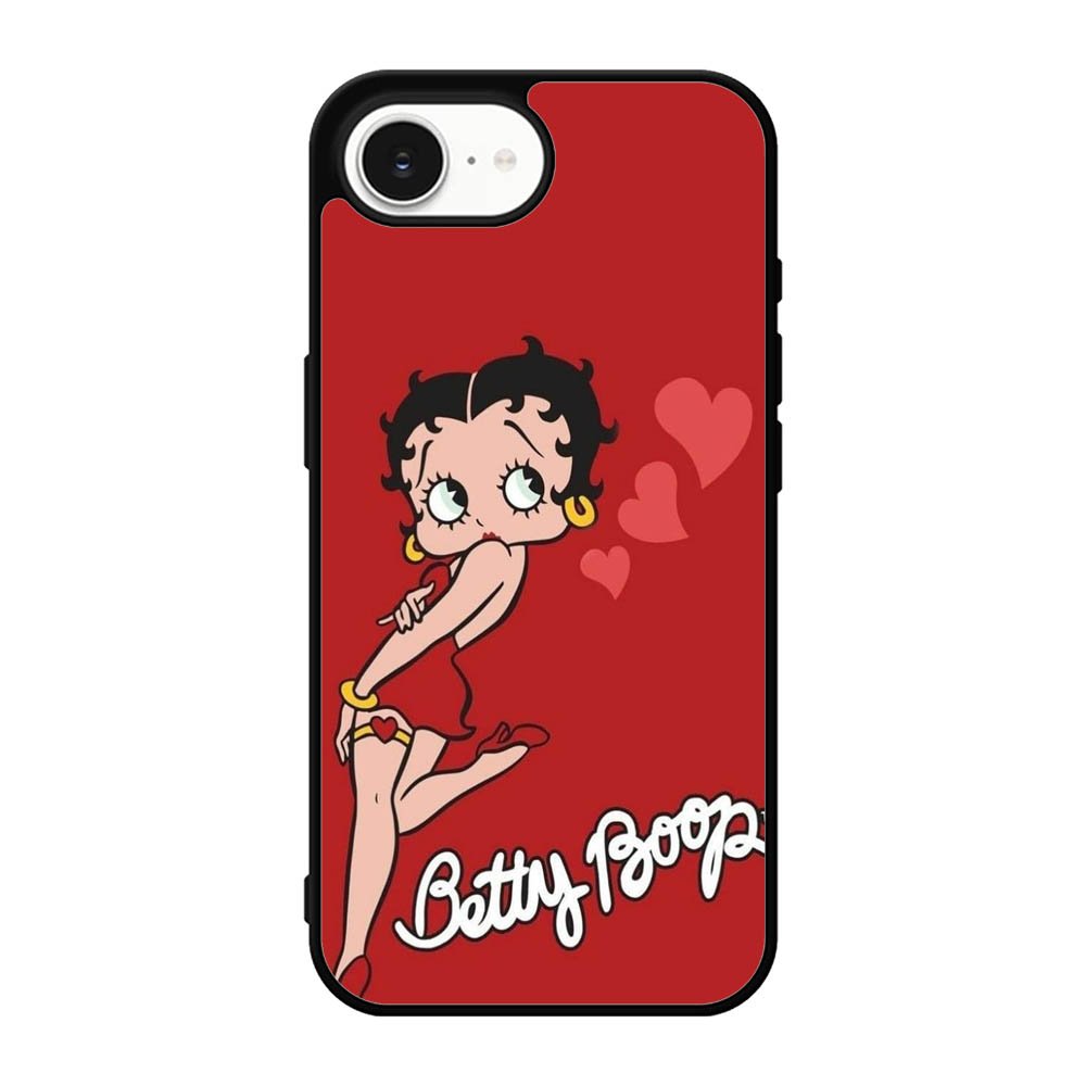 Betty Boop Red Background iPhone 17e Case