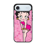 Betty Boop Pink Background flowers iPhone Air Case