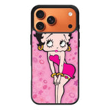 Betty Boop Pink Background flowers iPhone 17 Pro Case