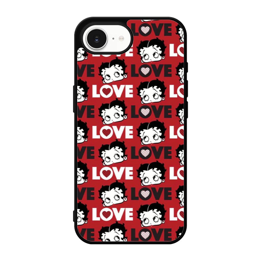Betty Boop Love Cute Red iPhone 17e Case OV1886