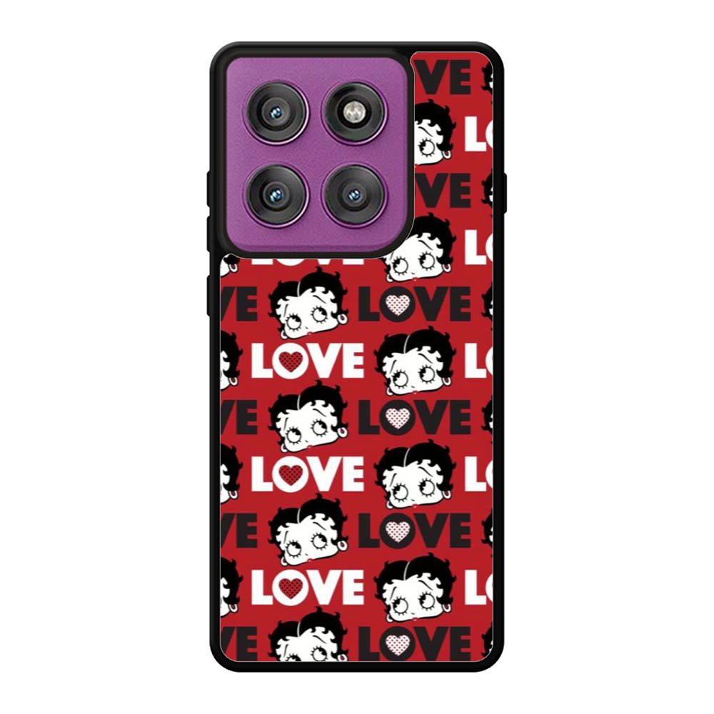 Betty Boop Love Cute Red Motorola Moto Edge 60 Pro Case OV1886
