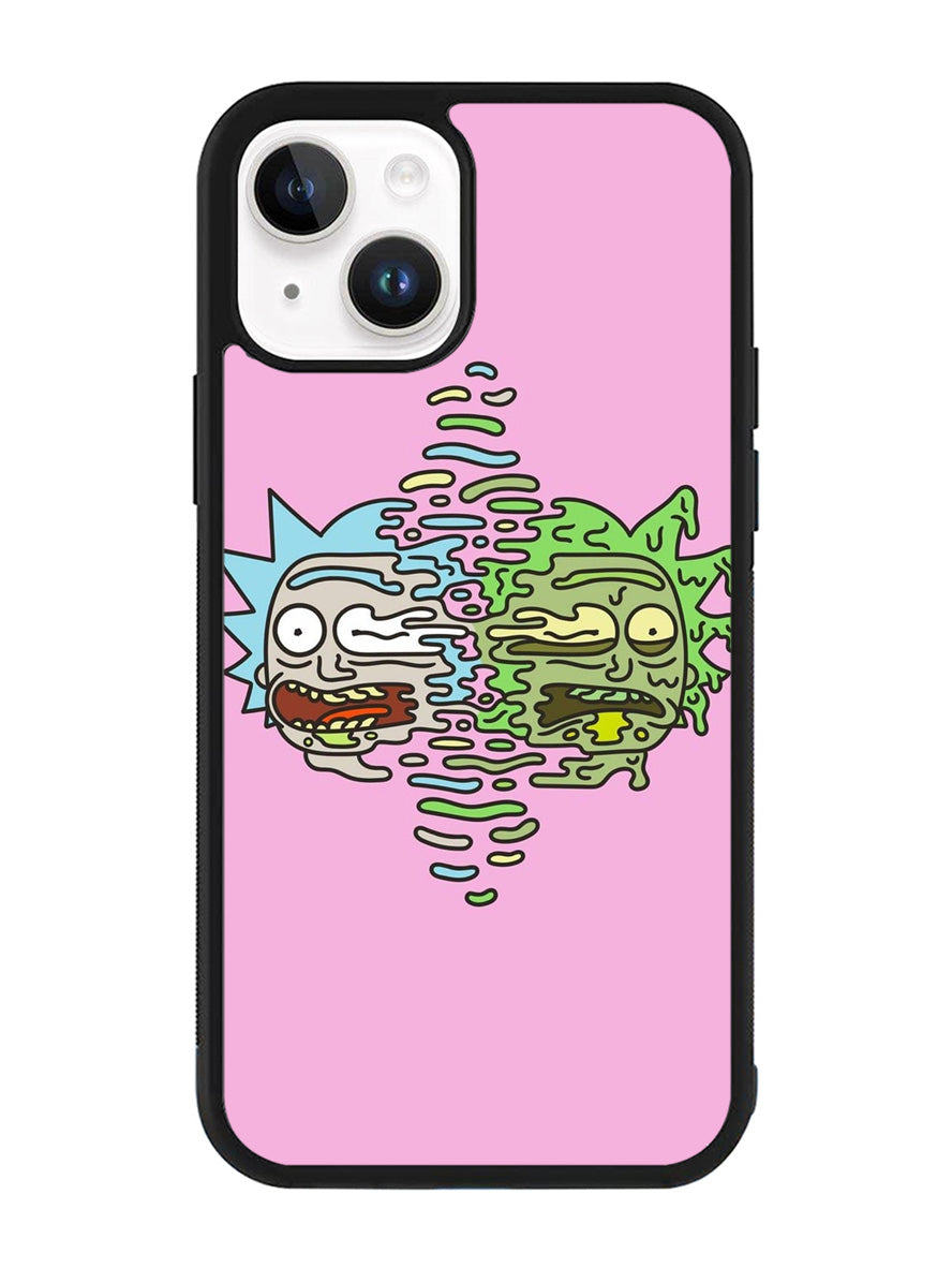 Rick And Morty Pink iPhone 14 Plus Case QC1887