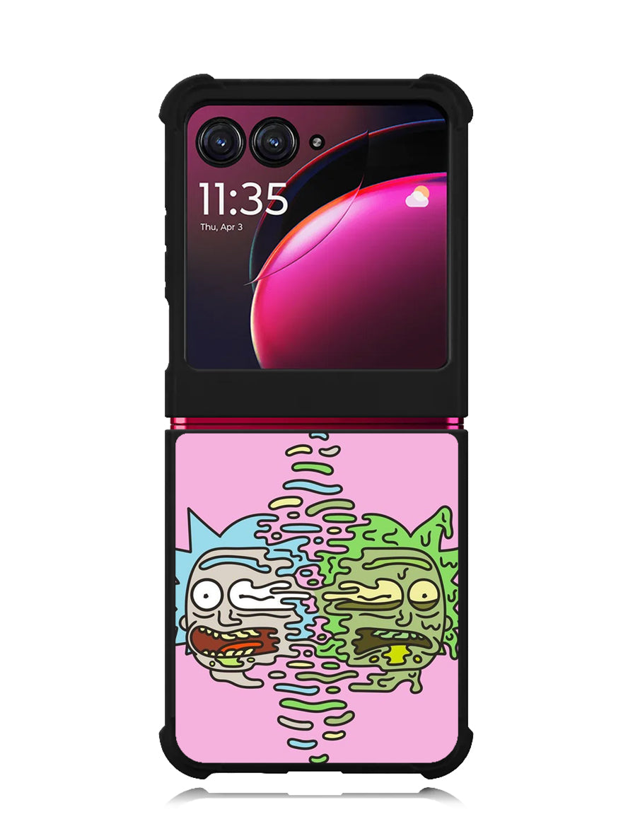 Rick And Morty Pink Motorola Moto Razr Plus 2023 , Moto Razr+ 2023 Case OV1887