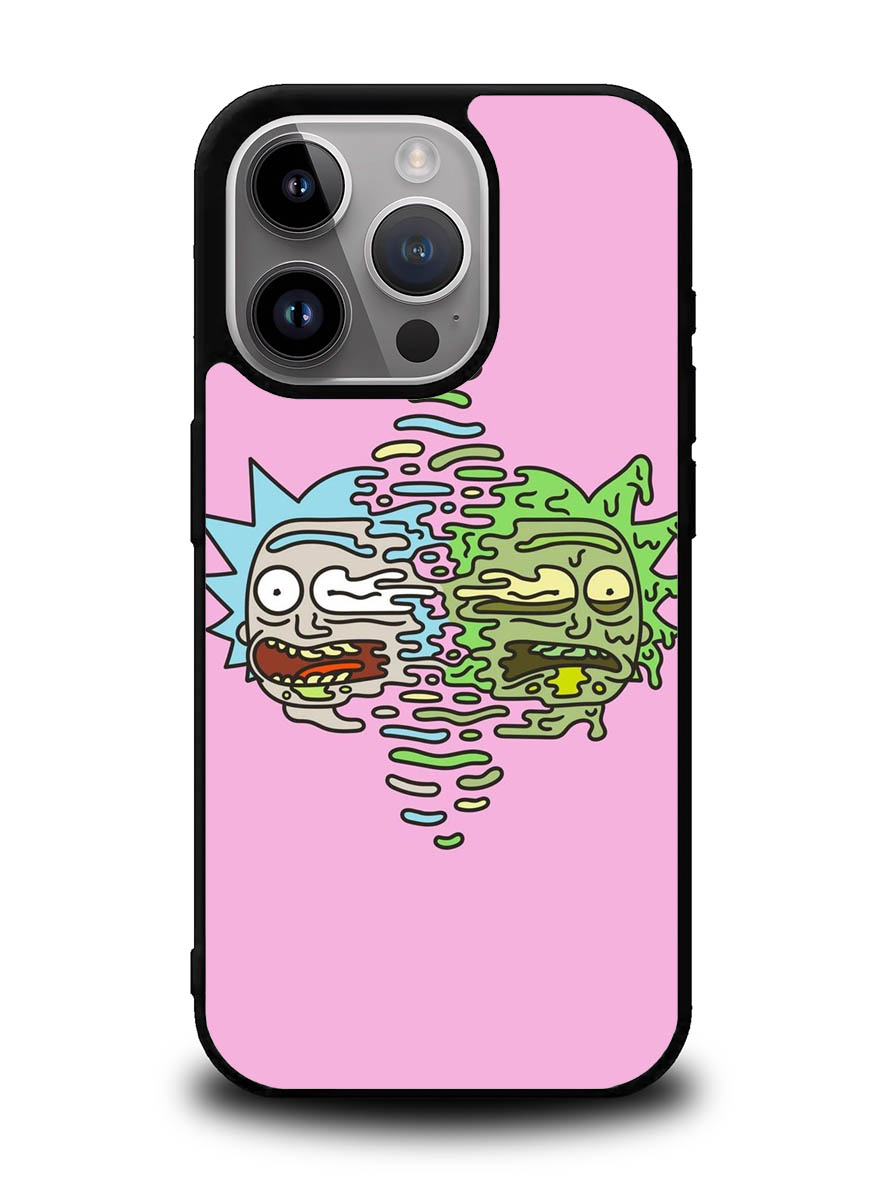 Rick And Morty Pink iPhone 16 Pro Max Case QC1887
