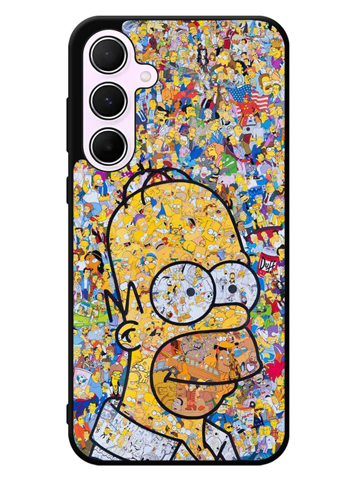 Simpsons Samsung Galaxy A55 5G Case