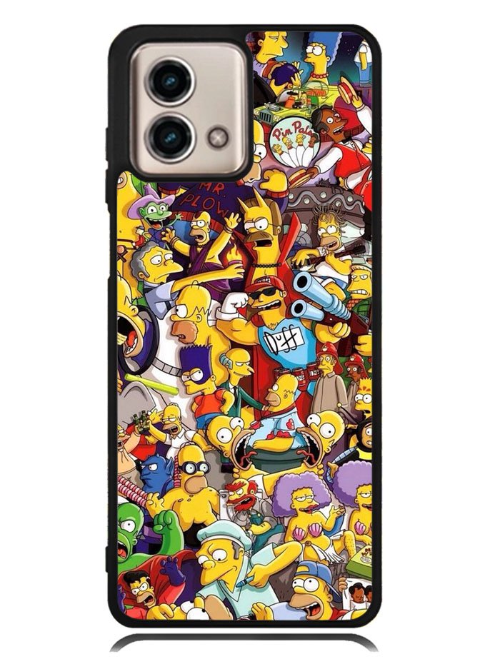 Doodle Simpsons Family Motorola Moto G Stylus 5G 2023 Case OV4735