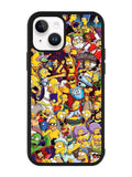 Doodle Simpsons Family iPhone 14 Case QC4735