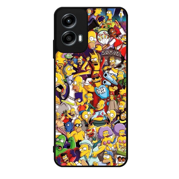 Doodle Simpsons Family Motorola Moto G Play 2024 Case OV4735
