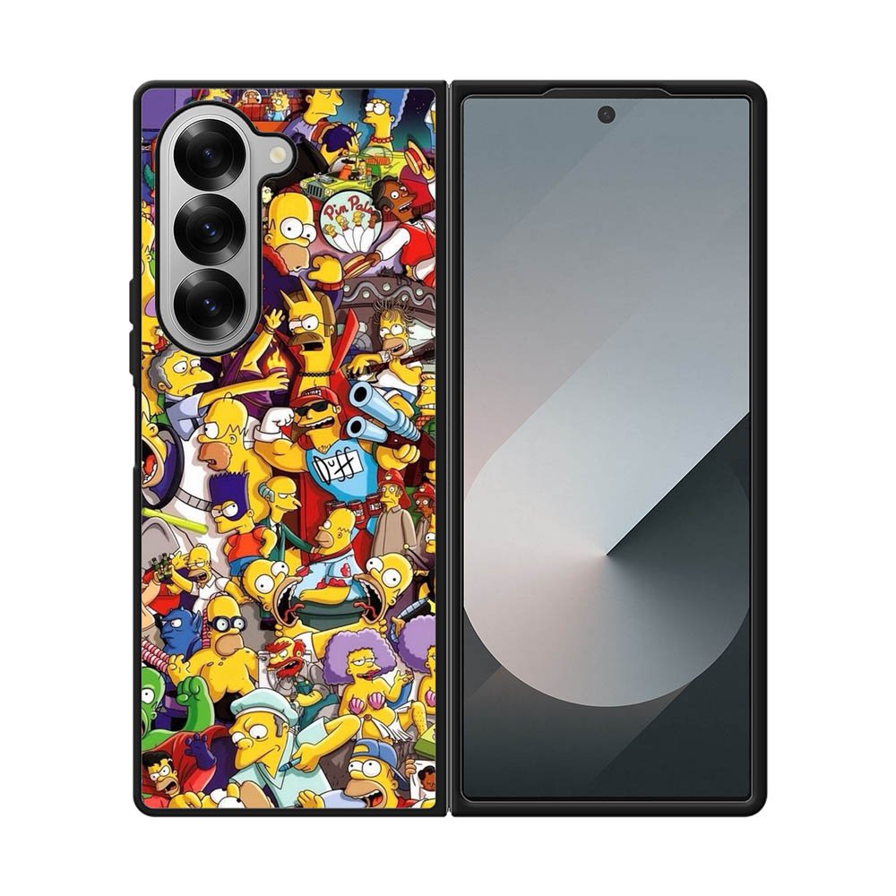 Doodle Simpsons Family Samsung Galaxy Z Fold 7 5G Case OV4735