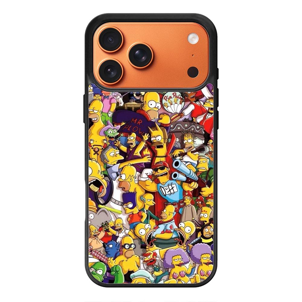 Doodle Simpsons Family iPhone 17 Pro Max Case OV4735