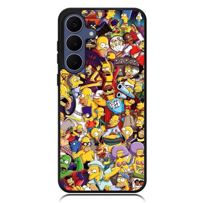 Doodle Simpsons Family Samsung Galaxy S25 FE Case OV4735