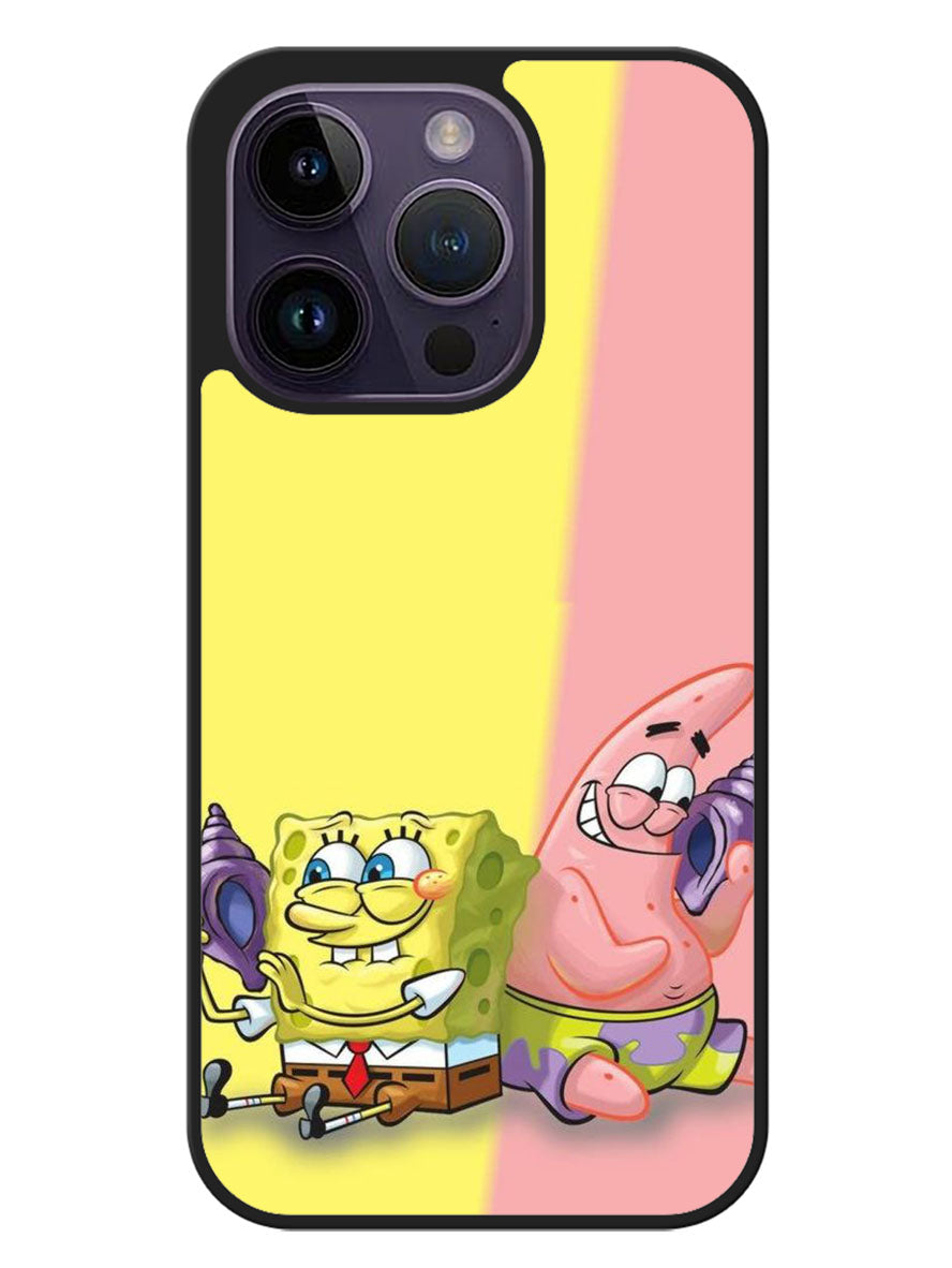 spongebob and patrick iPhone 14 Pro Max Case OV0595
