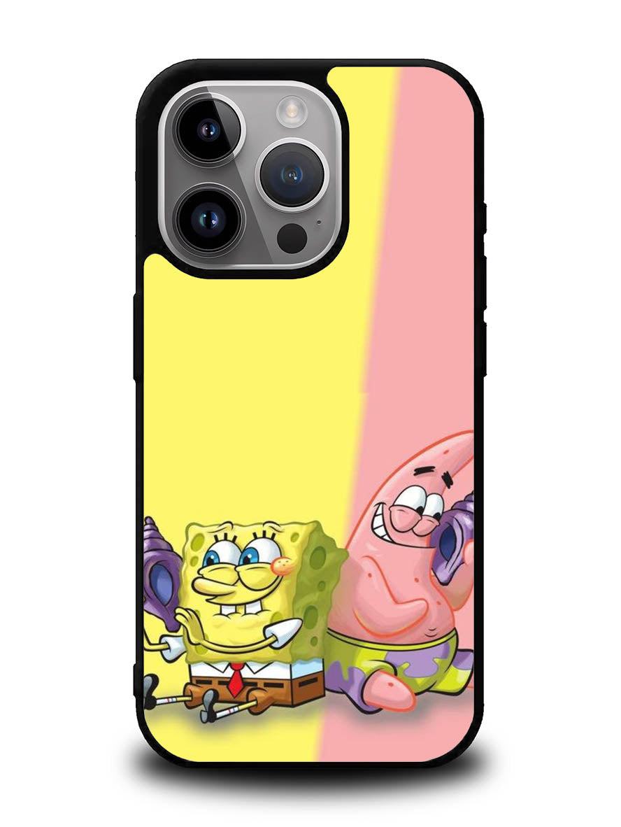 Spongebob And Patrick iPhone 16 Pro Max Case