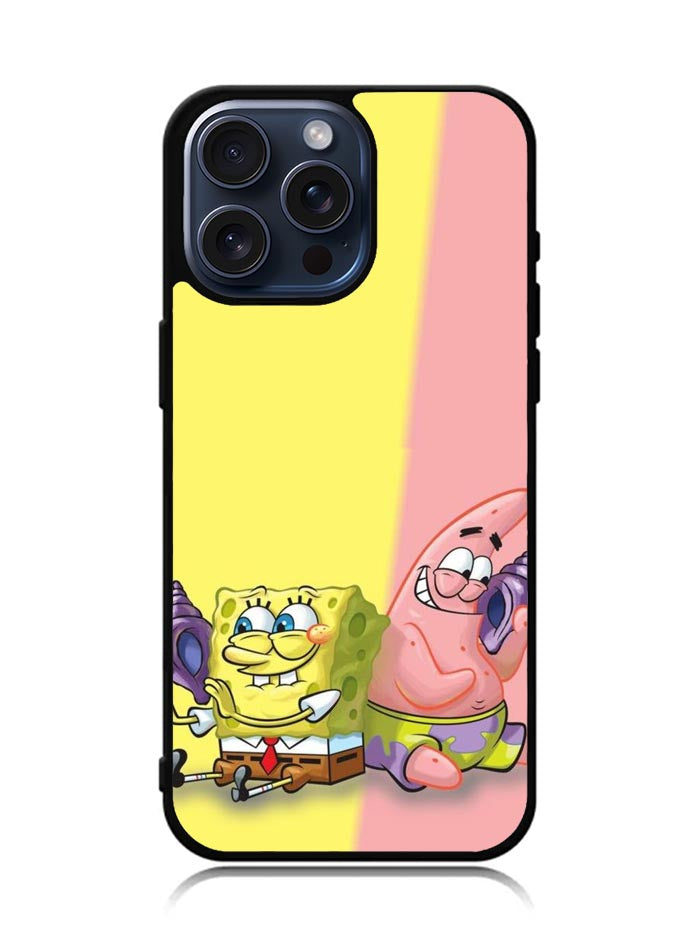 spongebob and patrick iPhone 15 Pro Case OV2455