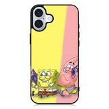 Spongebob And Patrick iPhone 16 Plus Case