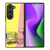Spongebob And Patrick Samsung Galaxy Z Fold 6 Case