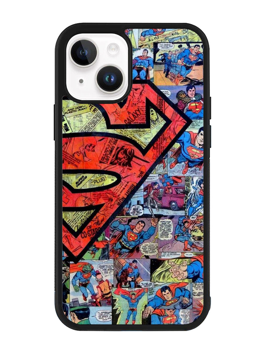 Superman Comics iPhone 14 Plus Case QC2290