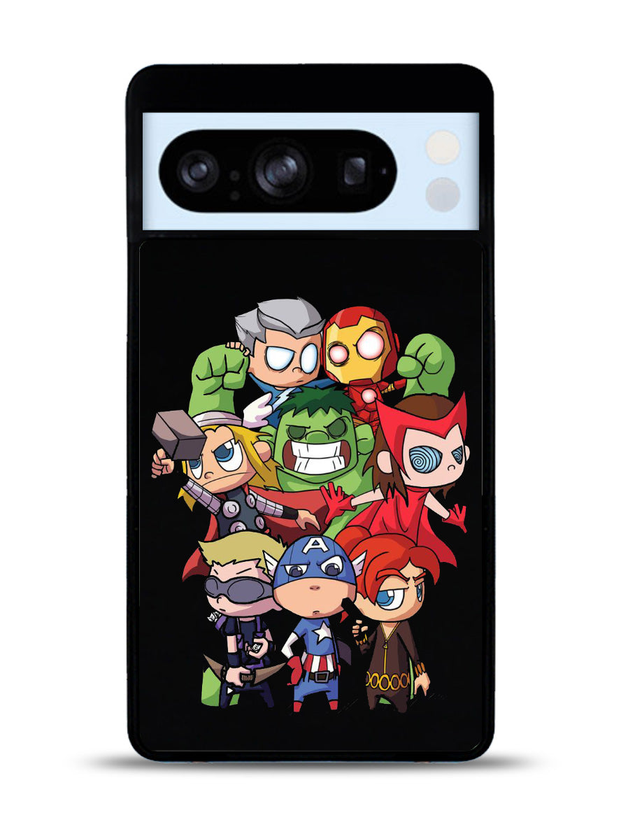 Marvel All Superhero Google Pixel 8 Pro Case QC3348