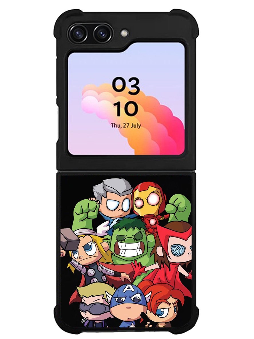 Marvel All Superhero Samsung Galaxy Z Flip 5 5G 2023 Case OV3348