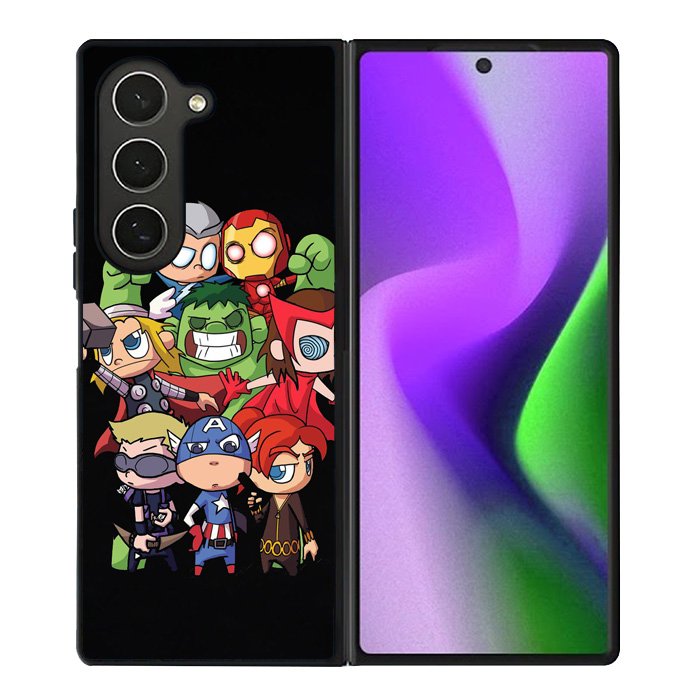 Marvel All Superhero Samsung Galaxy Z Fold 6 5G 2024 Case OV3348