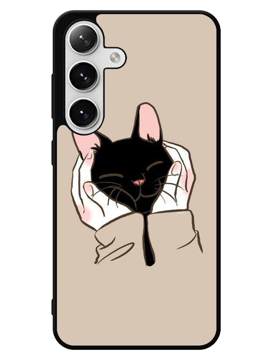 Cat Cute Samsung Galaxy S25 5G Case