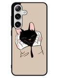 Cat Cute Samsung Galaxy S25 5G Case