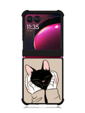 Cat Cute Motorola Moto Razr Plus 2023 , Moto Razr+ 2023 Case